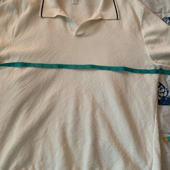 Lilly Pulitzer Cream Polo Shirt for Men size medium - Picture 5 of 5